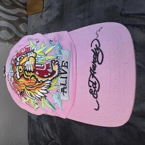 Ed Hardy Pink Truckers Cap. Snapback